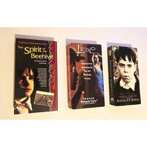 Lot of 3 Rare Unusual VHS Movies Spirit of Beehive, Leolo, & Angela's Ashes
